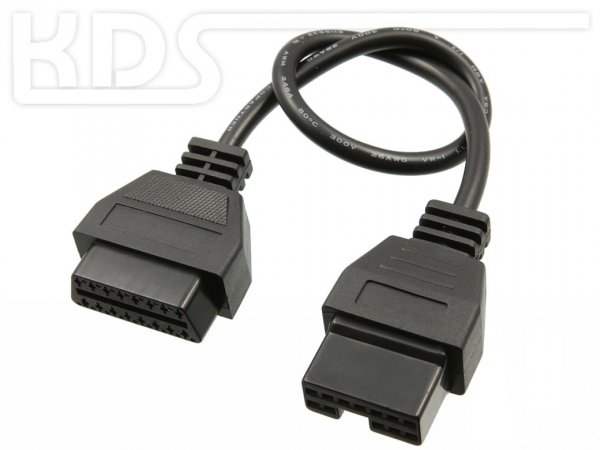 OBD Adapter cable Mitsubishi/Hyundai to OBD-2 (Mitsubishi12M -> J1962F)