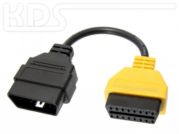 OBD Adapter cable Multiecuscan A3 / yellow (J1962F - J1962M)
