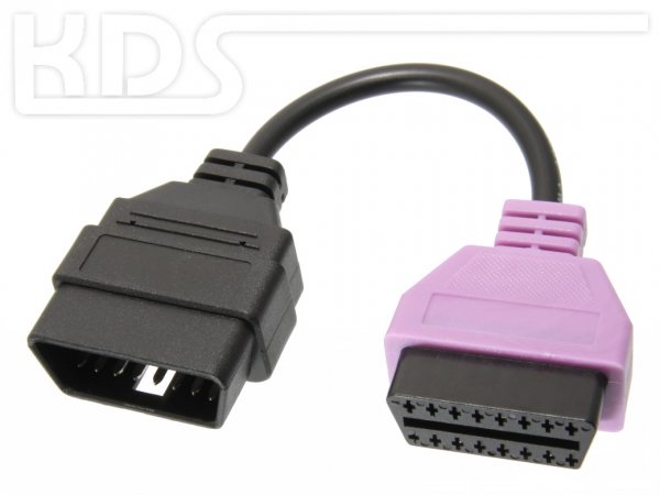 OBD Adapter cable Multiecuscan A4 / violett (J1962F - J1962M)