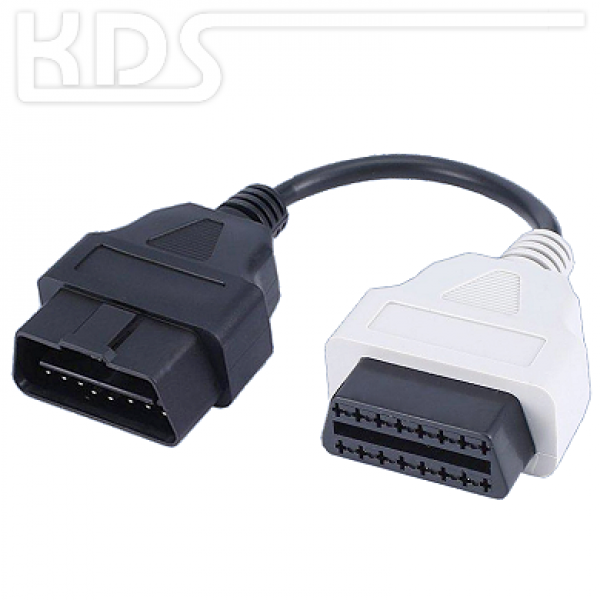 OBD Adapter cable Multiecuscan A6 / grey (J1962F - J1962M)