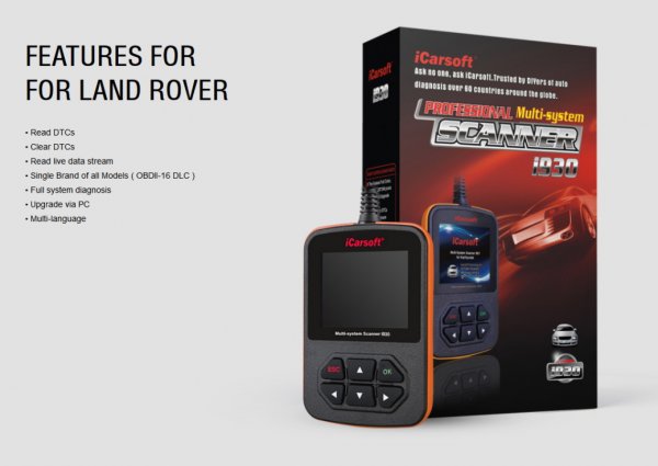 iCarsoft i930 für Landrover / Jaguar - OBD Diagnostic Tool
