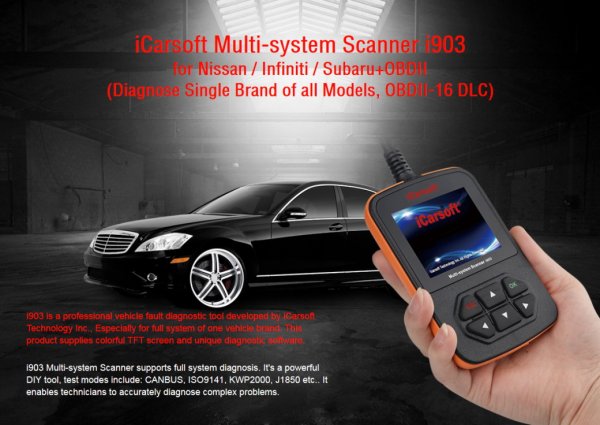 iCarsoft i903 for Nissan / Subaru / Infiniti - OBD Diagnostic Tool