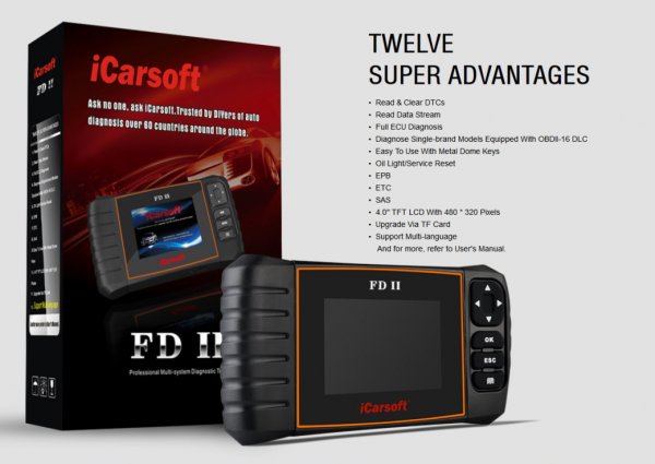 iCarsoft FD II für Ford und Holden