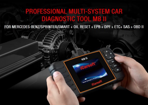 iCarsoft MB II for Mercedes and Smart