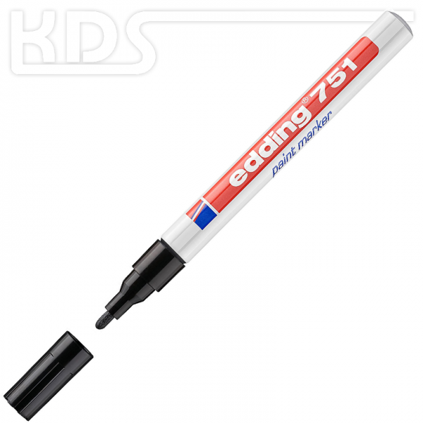 Edding 751 Paint Marker, black KDS
