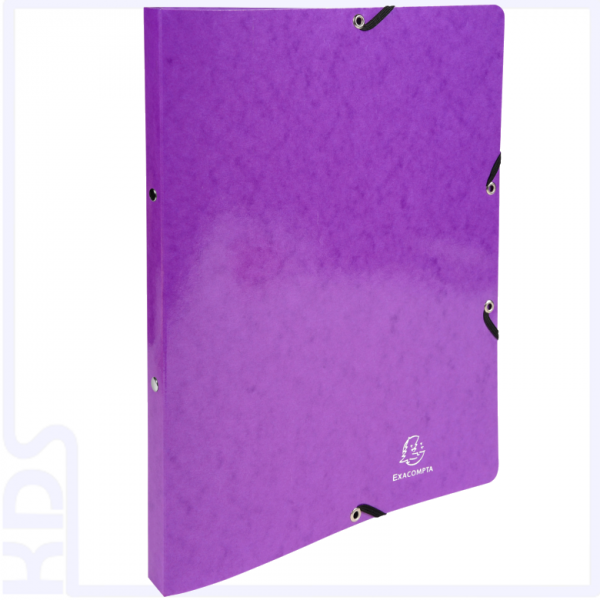 Ringbuch A4, mit Gummizug, Exacompta 'Iderama' 54896E, violett