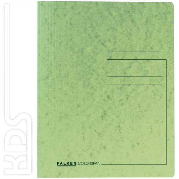 Falken flat file, Colorspan cardboard, 355g, A4, light green