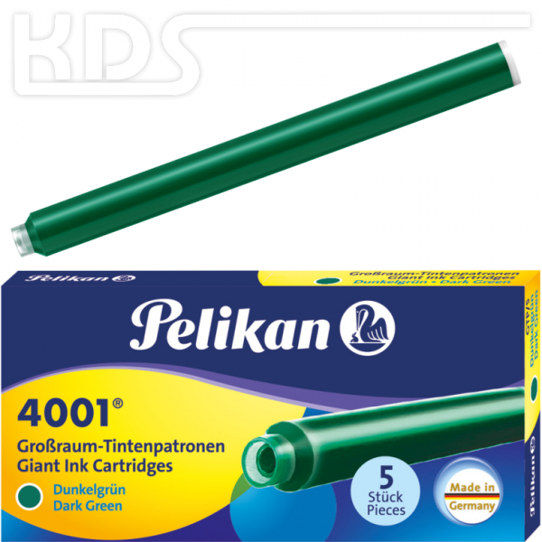 Pelikan Large Capacity Ink Cartridges 4001 GTP/5, dark green