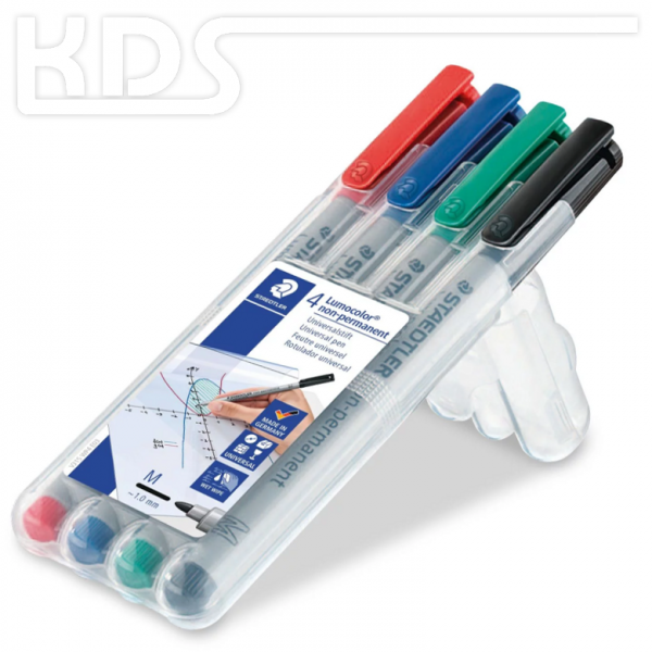 Staedtler Lumocolor non-permanent M 4er - 315 WP4