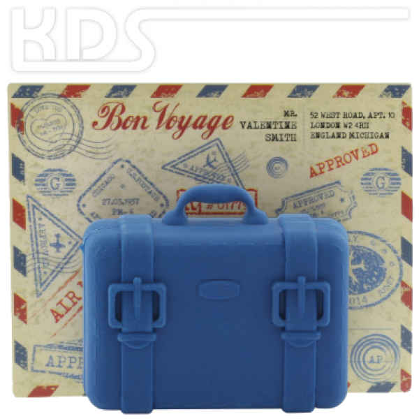 Eraser 'Bon Voyage'  -  Trendhaus 938060, BLUE