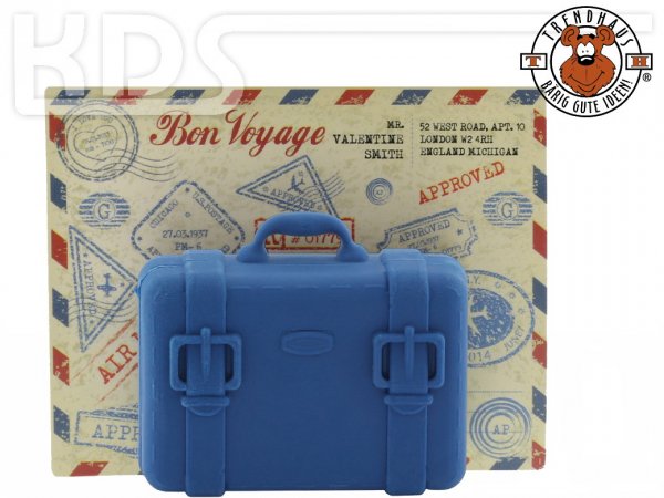 Eraser 'Bon Voyage'  -  Trendhaus 938060, BLUE