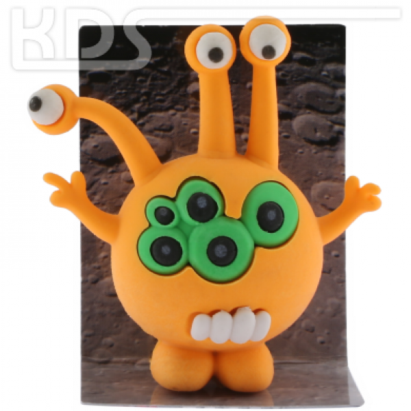 Radiergummi ''Alien''  -  Trendhaus 938763, orange, Typ A