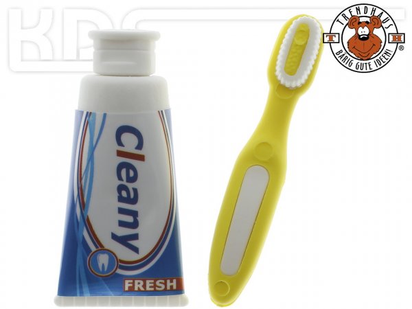 Eraser 'Brush Teeth'  -  Trendhaus 938954, YELLOW
