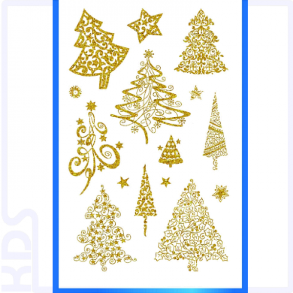 Z-Design Sticker 'Weihnachtsbäume'