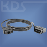OBD-2 Cable-Extension D-2 / 1.8m HiQ - (J1962M right-angle -> J1962F)