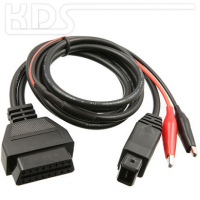 OBD Adapter cable Peugeot 2pol. + Clips to OBD-2