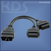 OBD-2 Cable Y-Cable M-1 - (J1962 Type B M-2xF) // Y-Splitter