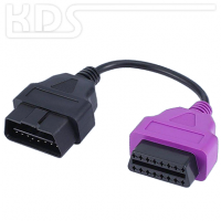 OBD Adapter cable Multiecuscan A4 / violett (J1962F - J1962M)