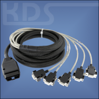 OBD-2 Cable-Connection Special B - (J1962M to 5x D-Sub CAN)