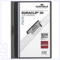 Clip Folders Durable Duraclip 30, anthracite grey
