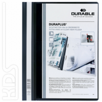 Durable Schnellhefter / Angebotshefter DuraPlus, DIN A4, schwarz