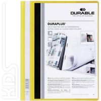 Durable Schnellhefter / Angebotshefter DuraPlus, DIN A4, gelb