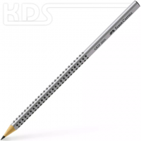 Faber-Castell Pencil Grip 2001, 2B, silver