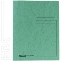 Falken Schnellhefter, Colorspan-Karton, 355g, DIN A4, grün