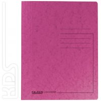 Falken flat file, Colorspan cardboard, 355g, A4, fuchsia