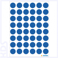 Herma Farbpunkte Ø 12mm, rund, dunkel-blau