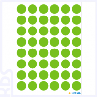 Herma Colour Dots, Ø 13mm, round, green