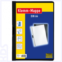 Klemm-Mappe Idena 300567, A4, schwarz
