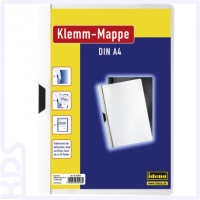 Klemm-Mappe Idena 300576, A4, weiß