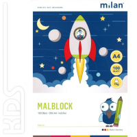Malblock A4 Milan 566, 100 Blatt, 70g/qm, Chlorfrei