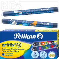 Pelikan Large Capacity Ink Cartridges for griffix, royal blue