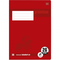 Staufen 'Premium' Schulheft Lineatur 26, DIN A4, 32 Blatt