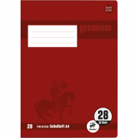 Staufen 'Premium' Schulheft Lineatur 28, DIN A4, 32 Blatt